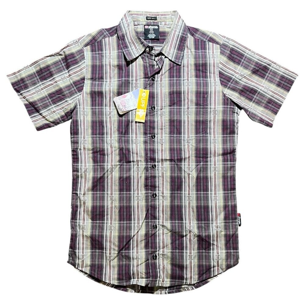 Sherpa Men's Seti‎ Short Sleeve Shirt Monsoon UPF 50+ Size S